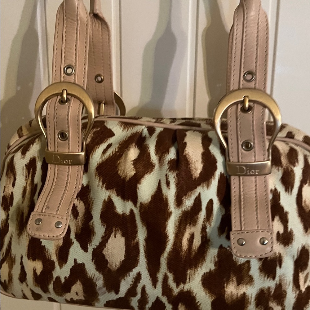 ABSOLUTELY GORGEOUS💕EXCELLENT CONDITION💕VINTAGE CHRISTIAN DIOR LEOPARD BAG💗💗💗 - Picture 4 of 17